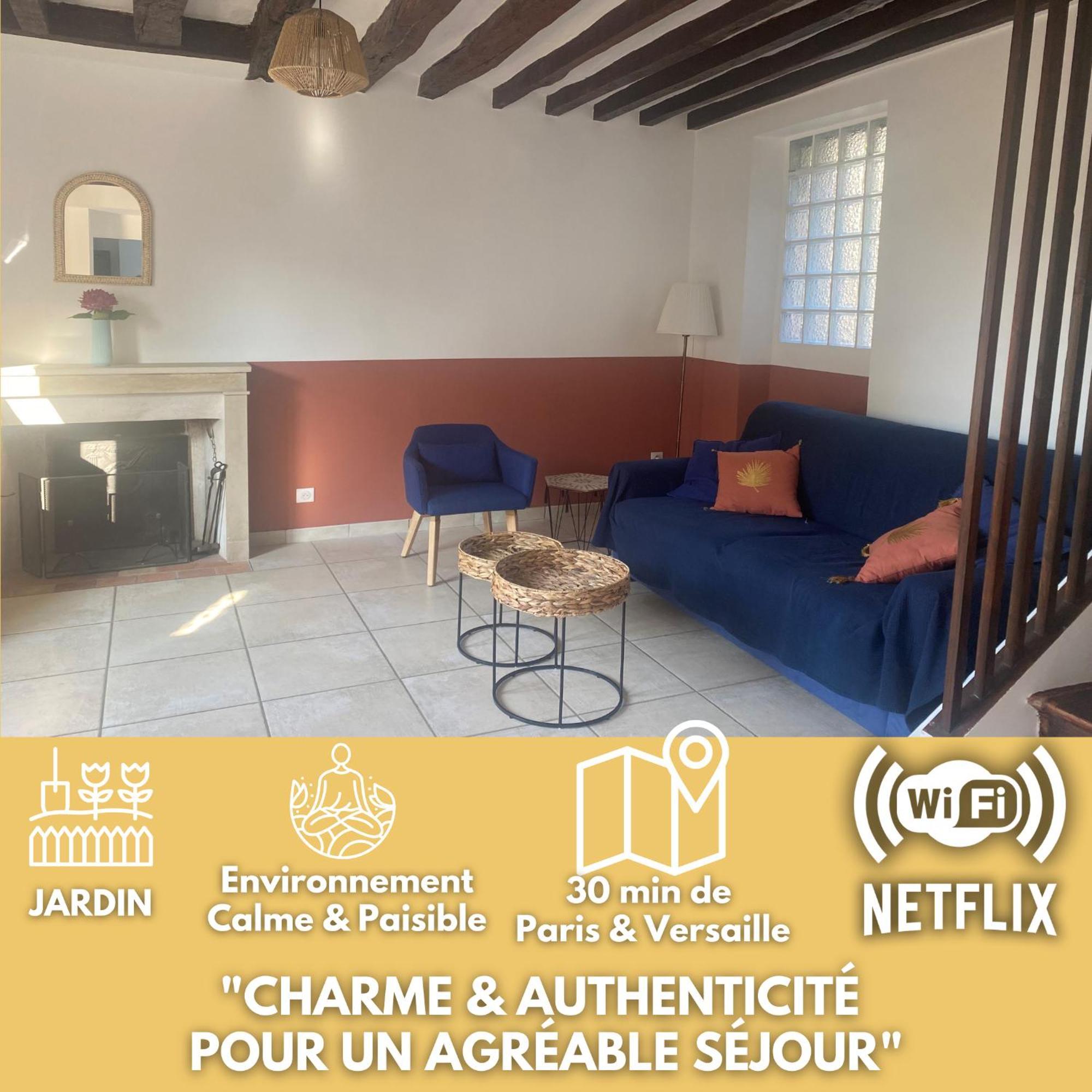 Chez Myriam Villa Orgeval  Eksteriør bilde